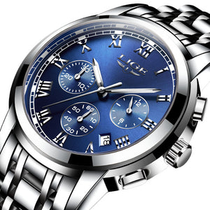 LIGE Men's Watches Top Brand