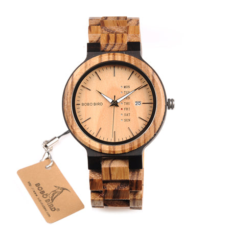 BOBO BIRD Wood Watch for Men