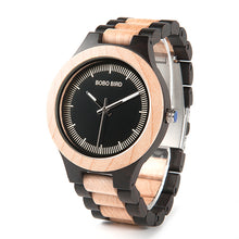 BOBO BIRD  Wood Watch Ebony RedWood Pine