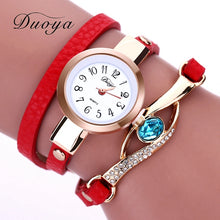 Women Luxury Gold Eye Gemstone Dress Watches