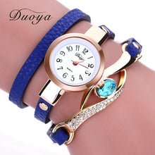 Women Luxury Gold Eye Gemstone Dress Watches