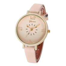 Ladies Casual Faux Leather Quartz Wrist Watch