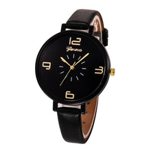 Ladies Casual Faux Leather Quartz Wrist Watch