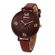 Ladies Casual Faux Leather Quartz Wrist Watch